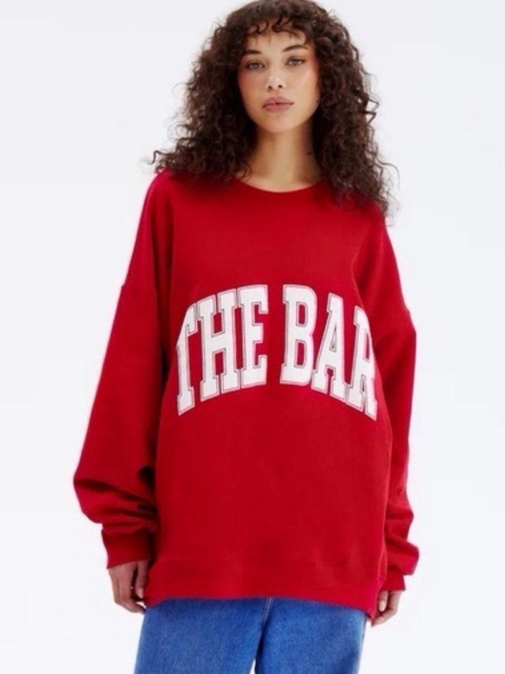'THE BAR' NWT Oversized Crewneck Sweatshirt
